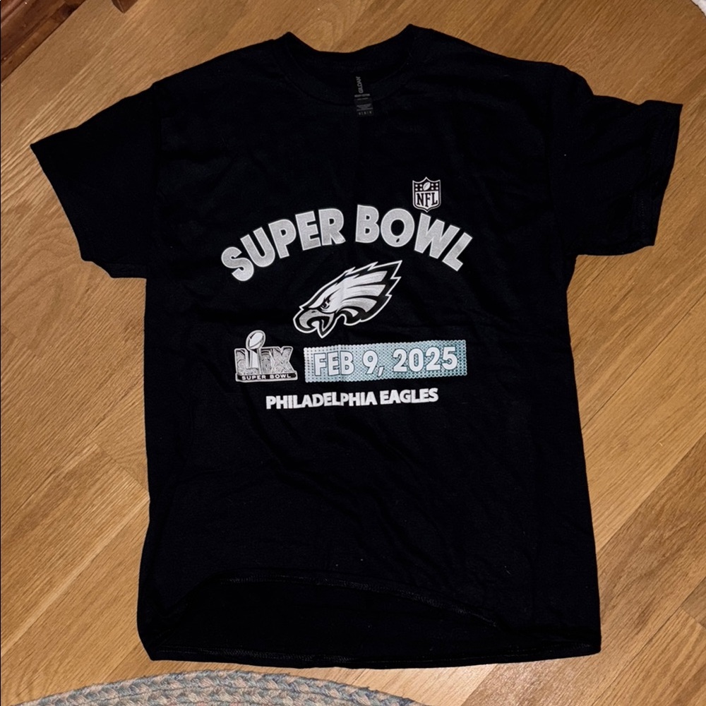 Philadelphia Eagles Super Bowl Black T-Shirt